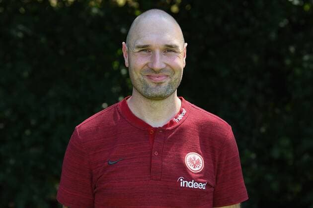 26 07 2018 xjhx Football 1 Bundesliga Eintracht Frankfurt Photo contest season 2018 2019 1 BL PortraÌttermin Physiotherapist Maik Liesbrock Eintracht Frankfurt Frankfurt am Main