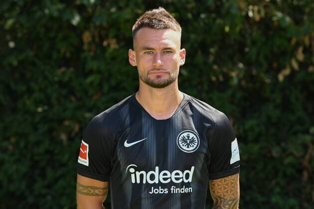 26 07 2018 xjhx Football 1 Bundesliga Eintracht Frankfurt Photo contest season 2018 2019 1 BL PortraÌttermin Danny Blum Eintracht Frankfurt Frankfurt am Main