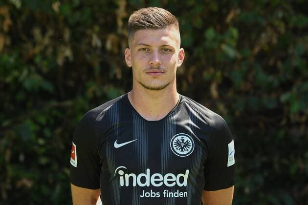 26 07 2018 xjhx Football 1 Bundesliga Eintracht Frankfurt Photo contest season 2018 2019 1 BL PortraÌttermin Luka Jovic Eintracht Frankfurt Frankfurt am Main