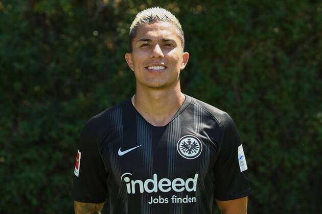 26 07 2018 xjhx Football 1 Bundesliga Eintracht Frankfurt Photo contest season 2018 2019 1 BL PortraÌttermin Carlos Salcedo Eintracht Frankfurt Frankfurt am Main