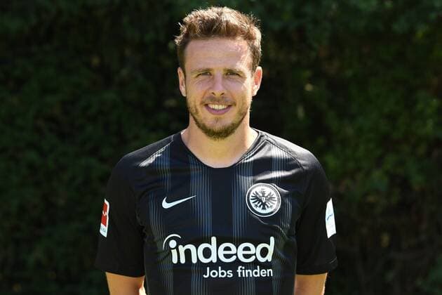 26 07 2018 xjhx Football 1 Bundesliga Eintracht Frankfurt Photo contest season 2018 2019 1 BL PortraÌttermin Nicolai Mueller Eintracht Frankfurt Frankfurt am Main