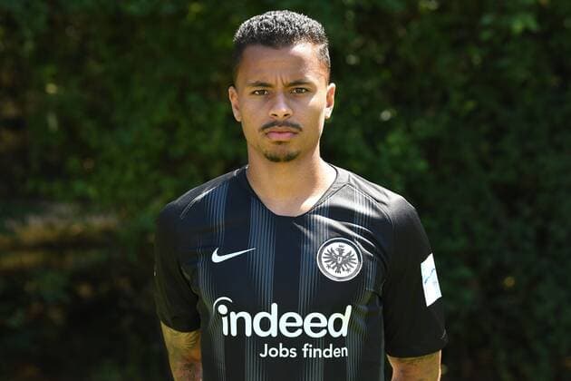 26 07 2018 xjhx Football 1 Bundesliga Eintracht Frankfurt Photo contest season 2018 2019 1 BL PortraÌttermin Allan Souza Eintracht Frankfurt Frankfurt am Main