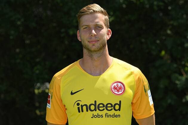 26 07 2018 xjhx Football 1 Bundesliga Eintracht Frankfurt Photo contest season 2018 2019 1 BL PortraÌttermin Felix Wiedwald Eintracht Frankfurt Frankfurt am Main