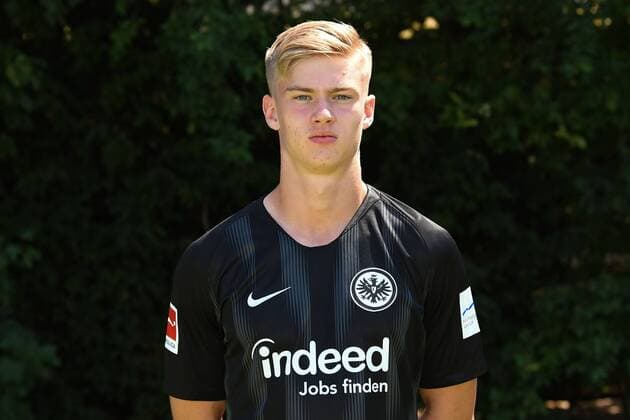 26 07 2018 xjhx Football 1 Bundesliga Eintracht Frankfurt Photo contest season 2018 2019 1 BL PortraÌttermin Noel Knothe Eintracht Frankfurt Frankfurt am Main
