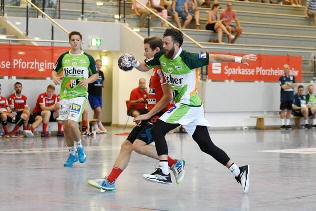 HSG Wetzlar at an attack Sparkassen Cup Altensteig TSV Altensteig vs HSG Wetzlar Handball 27 07 2018 Sparkassen Cup Altensteig TSV Altensteig vs HSG Wetzlar Handball 27 07 2018 Altensteig Copyright: xEIBNER Florian_Schustx EP_SCHUST
