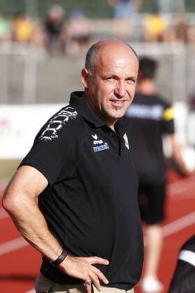 Football 4 matchday of the Regionalliga Bayern in the Hans Walter Wild Stadium in Bayreuth season 2018 2019 SpVgg Bayreuth against SpVgg Greuther Fürth II SpVgg Oberfranken Bayreuth coach Josef Albersinger