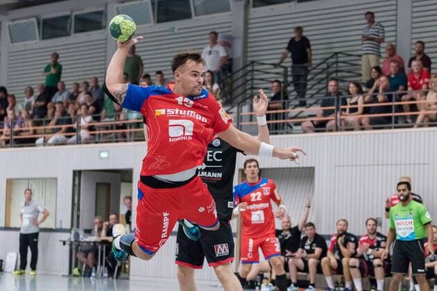19 HBW Balingen Weilstetten 13 HBW Balingen Weilstetten vs HC Erlangen 24 Sparkassen Cup Handballl DKB Men 2 Bundesliga 1 Bundesliga Season 18 19 GER 27 07 2018 HBW Balingen Weilstetten HC Erlangen 24 Sparkassen Cup Handballl DKB Men 2 Bundesliga 1 Bundesliga Season 18 19 GER 27 07 2018 Altensteig Copyright: xEIBNER WolfgangxFrankx EP_WFK