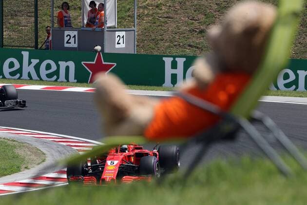 Photo4 LaPresse 28 07 2018 Budapest, Hungary Grand Prix Formula One Hungary 2018 In the pic: Sebastian Vettel (GER) Scuderia Ferrari SF71H  Copyright: xPhoto4 LaPressex