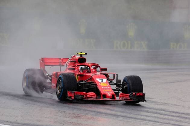 FORMULA 1 - Hungarian GP BUDAPEST,HUNGARY,28.JUL.18 - MOTORSPORTS, FORMULA 1 - Grand Prix of Hungary, Hungaroring, practice and qualifying. Image shows Kimi Raikkoenen (FIN Ferrari). GEPAxpictures xFritzxMueller