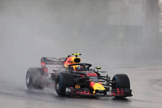 FORMULA 1 - Hungarian GP BUDAPEST,HUNGARY,28.JUL.18 - MOTORSPORTS, FORMULA 1 - Grand Prix of Hungary, Hungaroring, practice and qualifying. Image shows Max Verstappen (NED Aston Martin Red Bull Racing). GEPAxpictures xFritzxMueller