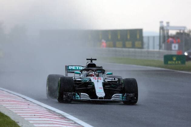 FORMULA 1 - Hungarian GP BUDAPEST,HUNGARY,28.JUL.18 - MOTORSPORTS, FORMULA 1 - Grand Prix of Hungary, Hungaroring, practice and qualifying. Image shows Lewis Hamilton (GBR Mercedes GP). GEPAxpictures xFritzxMueller