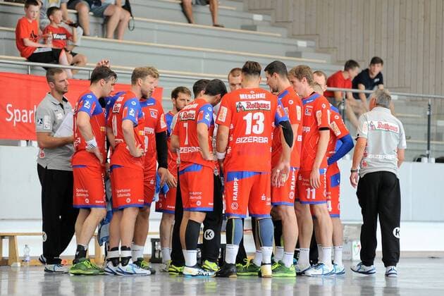 Time Out Balingen Handball Mens Preparatory Tournament 54 Sparkassen Cup Altensteig Play at Platz5 29 07 2018 Photo TBaur Eibner TSV Otmar St Gallen vs. HBW Balingen Weilstetten Esslingen Copyright: xEIBNER TobiasxBaurx EP_TBR