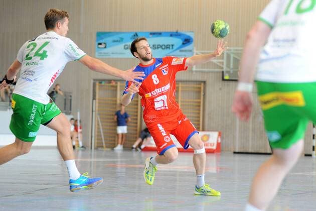 TSV Otmar St Gallen 24 Handball Mens Preparatory Tournament 54 Sparkassen Cup Altensteig Play at Platz5 29 07 2018 Photo TBaur Eibner TSV Otmar St Gallen vs. HBW Balingen Weilstetten Esslingen Copyright: xEIBNER TobiasxBaurx EP_TBR