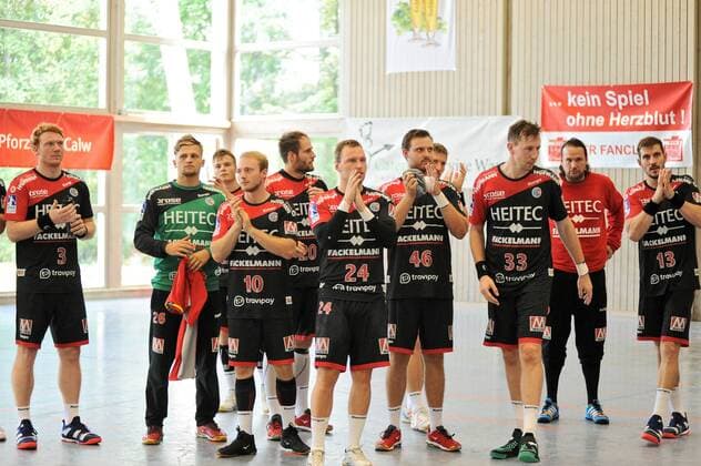 HC Erlangen in fourth place at the Altensteiger S Cup Handball Mens Preparatory Tournament 54 Sparkassen Cup Altensteig Play around Platz3 29 07 2018 Photo TBaur Eibner HC Erlangen vs. TVB 1898 Stuttgart Esslingen Copyright: xEIBNER TobiasxBaurx EP_TBR
