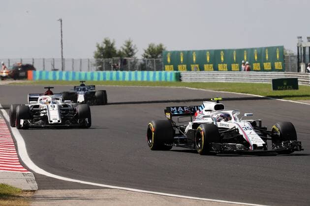 Photo4 LaPresse 29 07 2018 Budapest, Hungary Grand Prix Formula One Hungary 2018 In the pic: Sergey Sirotkin (RUS) Williams FW41 leads Marcus Ericsson (SUE) Sauber C37  Copyright: xPhoto4 LaPressex