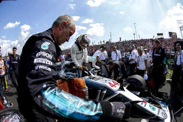 Motorsports: FIA Formula One World Championship WM Weltmeisterschaft 2018, Grand Prix of Hungary, 44 Lewis Hamilton (GBR, Mercedes AMG Petronas Motorsport), Budapest Hungary