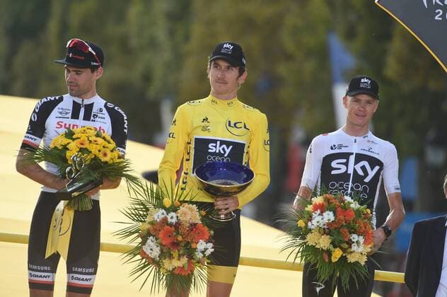 29-07-2018 Tour De France; Tappa 21 Houilles - Paris; 2018, Team Sky; 2018, Sunweb; Geraint, Thomas; Froome, Christopher; Dumoulin, Tom; Paris; 