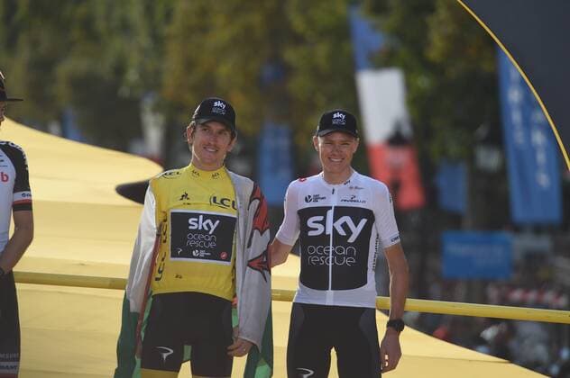 29-07-2018 Tour De France; Tappa 21 Houilles - Paris; 2018, Team Sky; Geraint, Thomas; Froome, Christopher; Paris; 