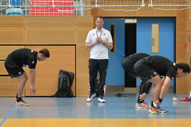Handball Mens Season 2018 19 Training National Team Japan Dagur Sigrundsson Head Coach Japan 31 07 18 Copyright: xMichaelxHundtx xMatthiasxKochx