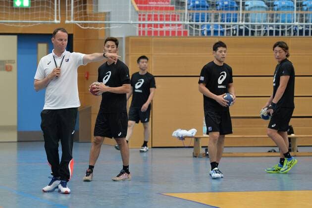 Handball Mens Season 2018 19 Training National Team Japan Dagur Sigrundsson Head Coach Japan 31 07 18 Copyright: xMichaelxHundtx xMatthiasxKochx