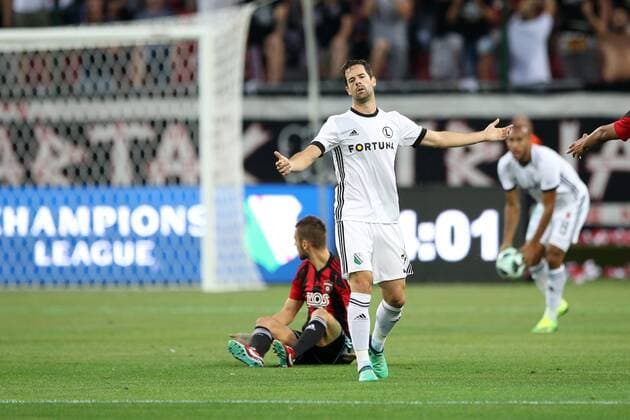 Fußball, CL Qualifikation, Spartak Trnava - Legia Warschau TRNAWA 31.07.2018 REWANZOWY MECZ II RUNDA ELIMINACYJNA LIGA MISTRZOW SEZON 2018 19: SPARTAK TRNAWA - LEGIA WARSZAWA --- UEFA CHAMPIONS LEAGUE SECOND LEG SECOND QUALIFYING ROUND MATCH: FC SPARTAK TRNAVA - LEGIA WARSAW INAKI ASTIZ FOT. PIOTR KUCZA FOTOPYK NEWSPIX.PL --- Newspix.pl  180731PYK0011