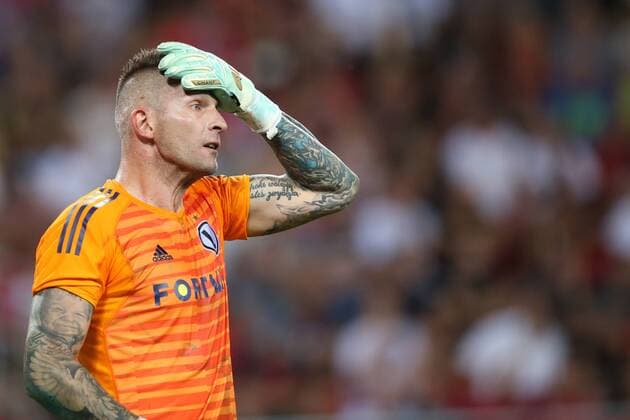 TRNAWA 31.07.2018 REWANZOWY MECZ II RUNDA ELIMINACYJNA LIGA MISTRZOW SEZON 2018 19: SPARTAK TRNAWA - LEGIA WARSZAWA --- UEFA CHAMPIONS LEAGUE SECOND LEG SECOND QUALIFYING ROUND MATCH: FC SPARTAK TRNAVA - LEGIA WARSAW ARKADIUSZ MALARZ FOT. PIOTR KUCZA FOTOPYK NEWSPIX.PL --- Newspix.pl  180731PYK0026