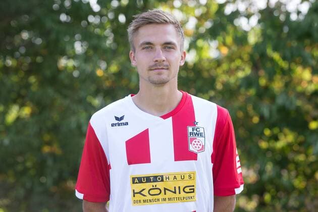 Erfurt 010818 Soccer Regional League FC Rot Weiss Erfurt Portraittermin Morten Rüdiger