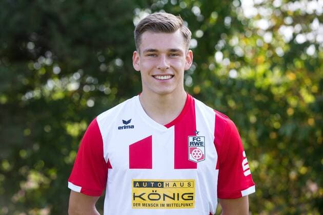 Erfurt 010818 Soccer Regional League FC Rot Weiss Erfurt Portraittermin Marius Wegmann