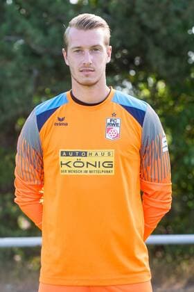 Erfurt 010818 Soccer Regional League FC Rot Weiss Erfurt Portraittermin Team picture in the picture Lukas Cichos