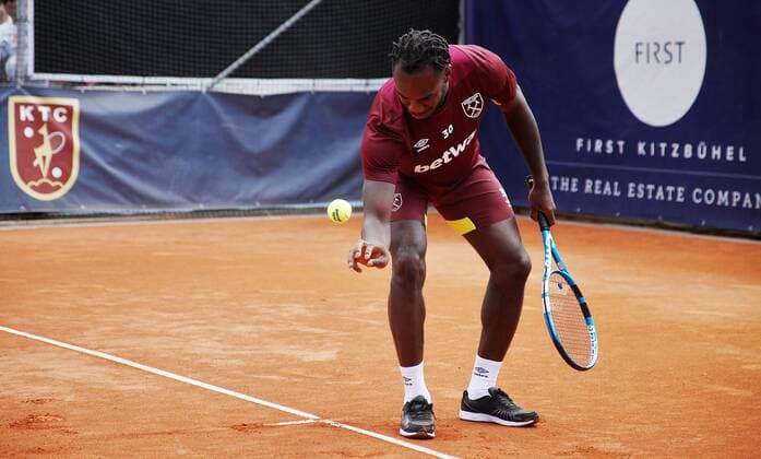 TENNIS - ATP Tennis Herren Generali Open 2018 KITZBUEHEL,AUSTRIA,01.AUG.18 - TENNIS - ATP World Tour, Generali Open. Image shows Michail Antonio. GEPAxpictures xMatthiasxHauer