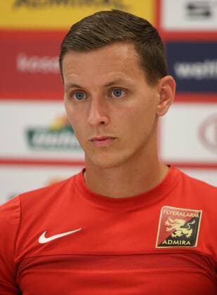 SOCCER - UEFA EL quali, Admira vs Sofia MARIA ENZERSDORF,AUSTRIA,01.AUG.18 - SOCCER - UEFA Europa League qualification, FC Admira Wacker Moedling vs PFK CSKA Sofia, preview, press conference PK Pressekonferenz Admira. Image shows Stephan Zwierschitz (Admira). GEPAxpictures xMarioxKneisl