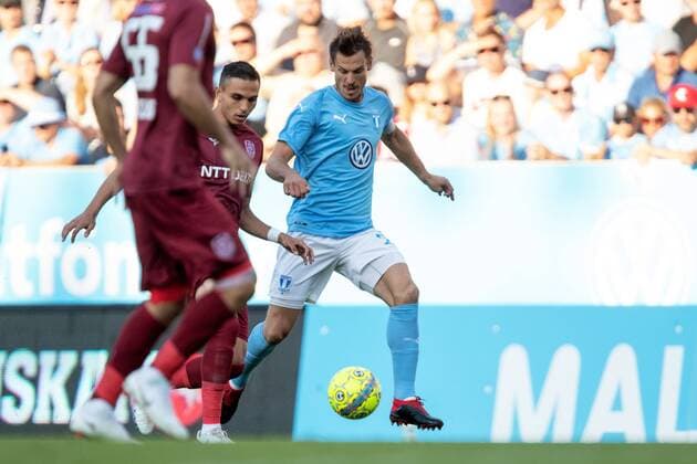 180801 Markus Rosenberg or Malmö FF during the UEFA Champions League qualifying match between Malmö FF and Cluj on August 1, 2018 in Malmö Photo Mathilda Ahlberg BILDBYRAN Cop 178  Copyright: MATHILDAxAHLBERG BB180801MA002