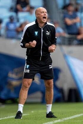 180801 head coach Uwe Rösler of Malmö FF during the UEFA Champions League qualifying match between Malmö FF and Cluj on August 1, 2018 in Malmö Photo Mathilda Ahlberg BILDBYRAN Cop 178  Copyright: MATHILDAxAHLBERG BB180801MA012