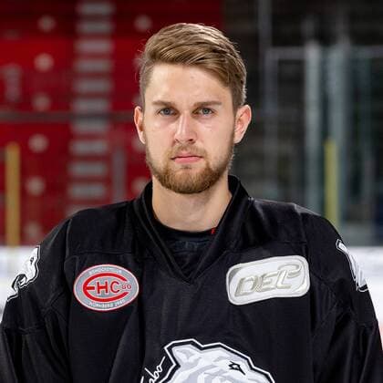 01 08 2018 Ice Hockey Season 2018 2019 DEL Press Release Thomas Sabo Ice Tigers Icetigers Nuremberg Portraits ThHa Luca Glaeser Glasses 98 Thomas Sabo Ice Tigers Portrait Single image