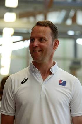 01 08 2018 xtgx handball friendly match SC Magdeburg Japan emspor v l Dagur Sigurdsson Japan coach Beetzendorf