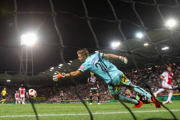 SOCCER - UEFA CL quali, Sturm vs Ajax GRAZ,AUSTRIA,01.AUG.18 - SOCCER - UEFA Champions League qualification, SK Sturm Graz vs AFC Ajax Amsterdam. Image shows Joerg Siebenhandl (Sturm). GEPAxpictures xChristianxWalgram
