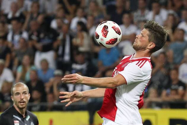 SOCCER - UEFA CL quali, Sturm vs Ajax GRAZ,AUSTRIA,01.AUG.18 - SOCCER - UEFA Champions League qualification, SK Sturm Graz vs AFC Ajax Amsterdam. Image shows Klaas Jan Huntelaar (Ajax). GEPAxpictures xChristianxWalgram