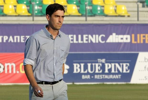 UEFA Europa League Second Qualifying Round Second Leg, AEK Arena, Larnaca, Cyprus 2 8 2018 AEK Larnaca vs Dundalk AEK Larnaca Manager Andoni Iraola Andoni Iraola 2 8 2018  Copyright: x©INPHO SavvidesxPressxSportsx SAKI5480
