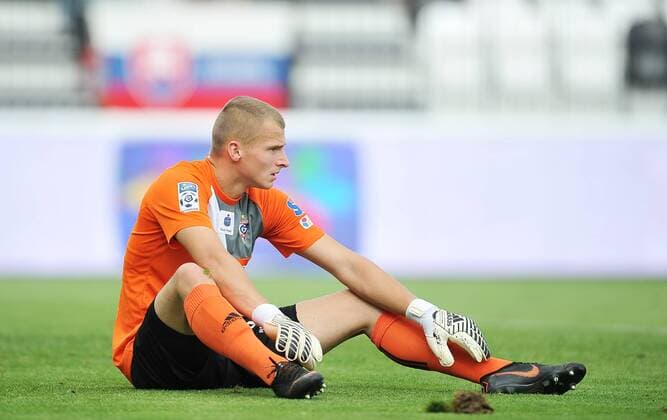 2018.08.02 Myjawa Pilka nozna UEFA Liga Europy Eliminacje Sezon 2018 2019 AS Trencin - Gornik Zabrze N z smutek zlosc po straconej bramce Tomasz Loska Foto Press Focus NEWSPIX.PL 2018.08.02 Myjawa Football UEFA Europa League Season 2018 2019 AS Trencin - Gornik Zabrze smutek zlosc po straconej bramce Tomasz Loska Credit: Press Focus --- Newspix.pl  20180802PF_PF035