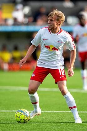 180802 Emil Forsberg or Leipzig during the UEFA Europe League qualifying match between Häcken and RB Leipzig on August 2, 2018 in Gothenburg  Copyright: MICHAELxERICHSEN BB180802MI019