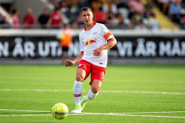 180802 Willi Orban of Leipzig during the UEFA Europa League qualifying match between Häcken and RB Leipzig on August 2, 2018 in Gothenburg  Copyright: MICHAELxERICHSEN BB180802MI021