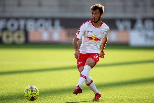 180802 Marcelo Saracchi or Leipzig during the UEFA Europe League qualifying match between Häcken and RB Leipzig on August 2, 2018 in Gothenburg  Copyright: MICHAELxERICHSEN BB180802MI026
