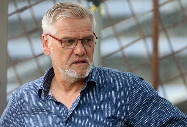 SOCCER - UEFA EL quali, Admira vs Sofia MARIA ENZERSDORF,AUSTRIA,02.AUG.18 - SOCCER - UEFA Europa League qualification, FC Admira Wacker Moedling vs PFK CSKA Sofia. Image shows head coach Ernst Baumeister (Admira). GEPAxpictures xMarioxKneisl