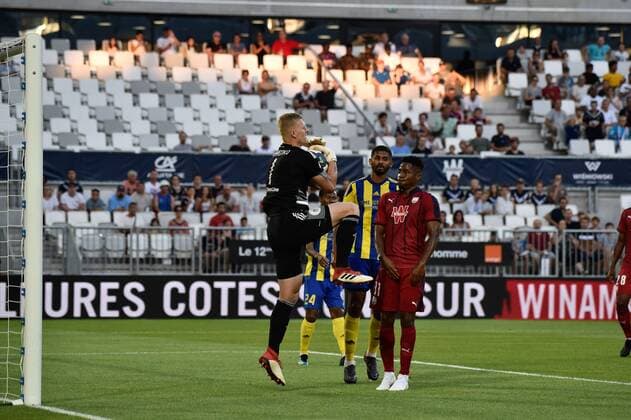Maksims Uvarenko (fkv) FOOTBALL : Bordeaux vs Ventspils - 2eme Tour Qualification Europa League - Bordeaux - 02 08 2018 ThierryBreton Panoramic 