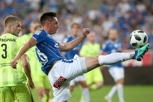 02.08.2018 POZNAN, UL. BULGARSKA PILKA NOZNA (FOOTBALL), 2 RUNDY ELIMINACJI DO LIGI EUROPY (UEFA EUROPA LEAGUE , FIRST QUALIFYING ROUND) MECZ (GAME) (KKS LECH POZNAN - FC SHAKHTYOR SOLIGORSK) LECH POZNAN - SZACHTIOR SOLIGORSK NZ. MACIEJ ORLOWSKI FOTO JAKUB PIASECKI CYFRASPORT NEWSPIX.PL --- Newspix.pl  20180802CSJP3031