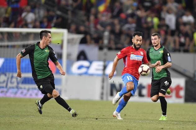 FCSB - NK Rudar Velenje FCSB s Junior Morais in action during FCSB - NK Rudar Velenje - UEFA Europa League 2018 2019, Second Qualifying Round: 2st leg, National Arena, Bucharest, Romania, 02 August 2018 Copyright: xAlexxNicodimx