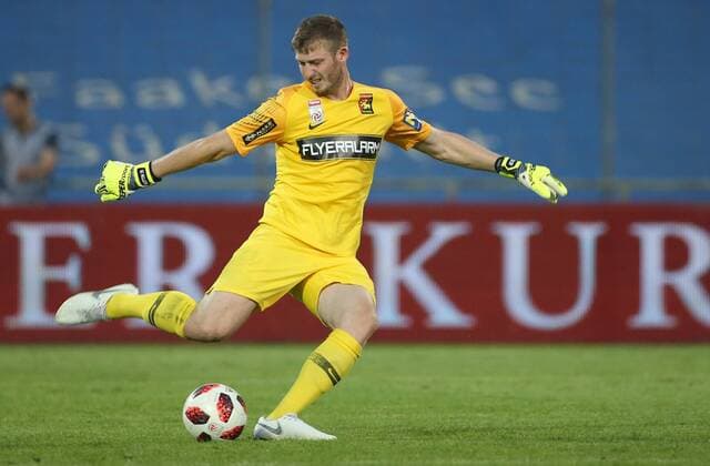 SOCCER - UEFA EL quali, Admira vs Sofia MARIA ENZERSDORF,AUSTRIA,02.AUG.18 - SOCCER - UEFA Europa League qualification, FC Admira Wacker Moedling vs PFK CSKA Sofia. Image shows Manuel Kuttin (Admira). GEPAxpictures xMarioxKneisl
