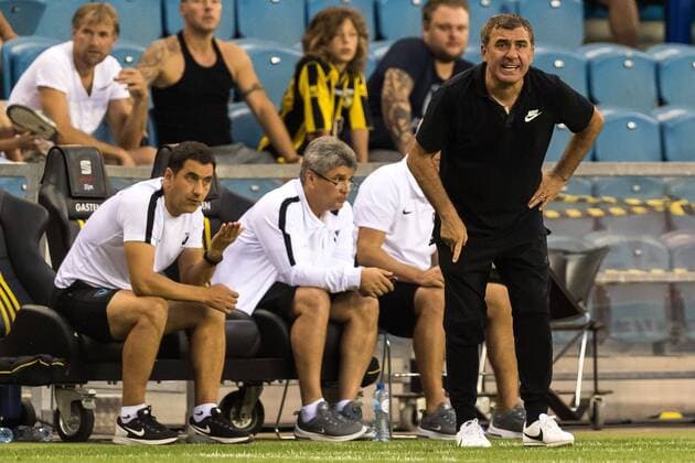 coach Gheorghe Hagi of FC Viitorul Constanta during the UEFA Europa League second round qualifying match between Vitesse Arnhem and FC Viitorul Constanta at the Gelredome on August 02, 2018 in Arnhem, The Netherlands UEFA Europa League 2018 2019 xVIxVIxImagesx xGerritxvanxKeulenxIVx 11656219