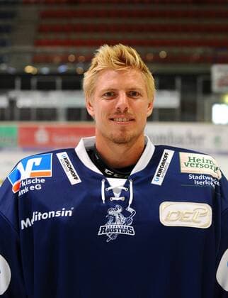 Iserlohn Germany 03 08 2018 DEL Team photo and player portraits Iserlohn Roosters Goalkeeper Sebastian Dahm Iserlohn DeFodi521