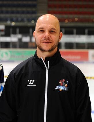 Iserlohn Germany 03 08 2018 DEL Team photo and player portraits Iserlohn Roosters Co Manager Christian Hommel Iserlohn DeFodi521